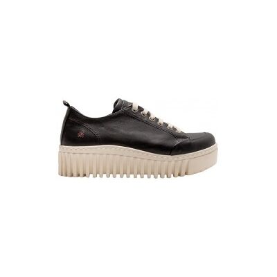 Artvoor vrouwen. 115351101003_001 Lederen sneakers 1535 Brighton zwart (39), Leer, 3 tot 5 cm, Veters, Casual Artvoor vrouwen. 115351101003_001 Lederen sneakers 1535 Brighton zwart (39), Leer, 3 tot 5 cm, Veters, Casual