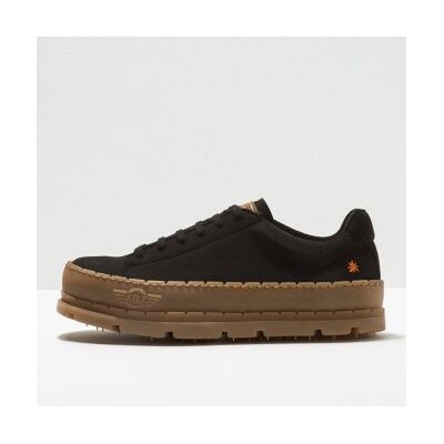 Artunisex. 117731101003_001 1773 Blue Planet schoenen zwart (41), Stof, Plat, 1 tot 3 cm, Veters, Casual Artunisex. 117731101003_001 1773 Blue Planet schoenen zwart (41), Stof, Plat, 1 tot 3 cm, Veters, Casual