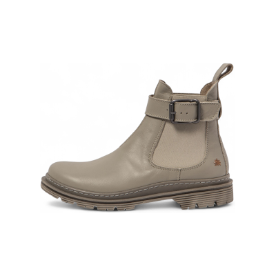 Artvoor vrouwen. 1189212SF003_020 1892 Enkellaarsjes van nappaleer Sesam/Birmingham (36), Beige, Plat, 1 tot 3 cm, Casual Artvoor vrouwen. 1189212SF003_020 1892 Enkellaarsjes van nappaleer Sesam/Birmingham (36), Beige, Plat, 1 tot 3 cm, Casual