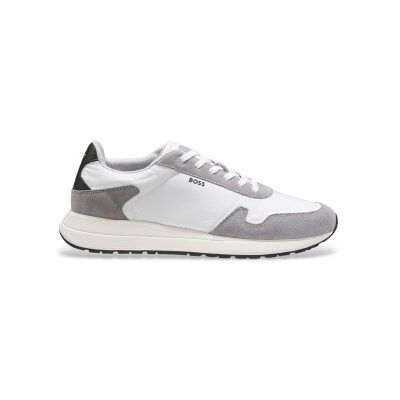 BOSSvoor mannen. 50568945 Witte Vinston Runn-sportschoenen (43), Plat, Veters, Casual BOSSvoor mannen. 50568945 Witte Vinston Runn-sportschoenen (43), Plat, Veters, Casual