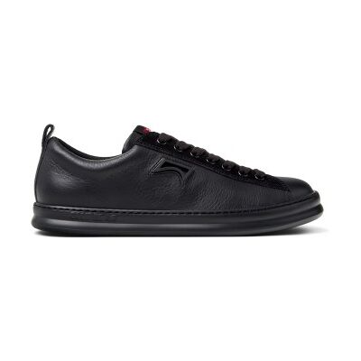 Campervoor mannen. K101052-004 Runner Four leren schoenen zwart (41), Leer, Plat, Veters, Casual Campervoor mannen. K101052-004 Runner Four leren schoenen zwart (41), Leer, Plat, Veters, Casual