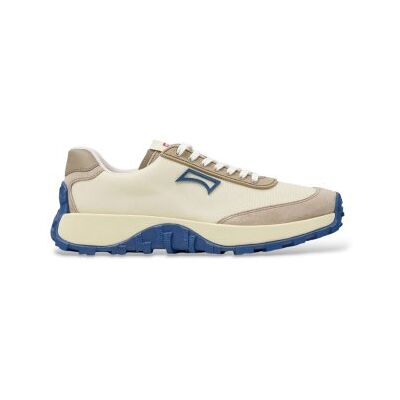 Campervoor vrouwen. K201462-061 Drift Trail sneakers beige (40), Plat, Veters, Casual, Gerecycled polyester Campervoor vrouwen. K201462-061 Drift Trail sneakers beige (40), Plat, Veters, Casual, Gerecycled polyester