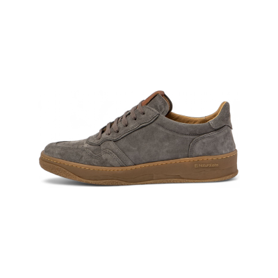 El Naturalista Grijze Lederen Sneakers - Casual Schoenen El Naturalista Grijze Lederen Sneakers - Casual Schoenen