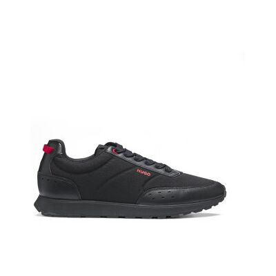 HUGOvoor mannen. 50557840 Trainers Icelin zwart (44), Plat, Veters, Casual HUGOvoor mannen. 50557840 Trainers Icelin zwart (44), Plat, Veters, Casual