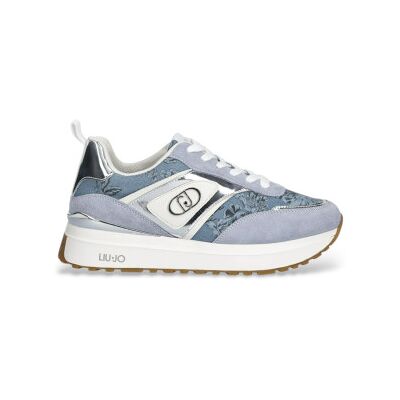 Liu Jovoor vrouwen. BA6007PX878S4079 Trainers Maxi Wonder 97 gebloemd blauw (41), Leer, 3 tot 5 cm, Veters, Casual Liu Jovoor vrouwen. BA6007PX878S4079 Trainers Maxi Wonder 97 gebloemd blauw (41), Leer, 3 tot 5 cm, Veters, Casual