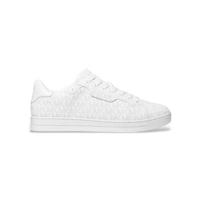 Michael Korsvoor mannen. 42S4KEFS1B Keating Sneakers wit (43.5), Plat, Veters, Casual Michael Korsvoor mannen. 42S4KEFS1B Keating Sneakers wit (43.5), Plat, Veters, Casual