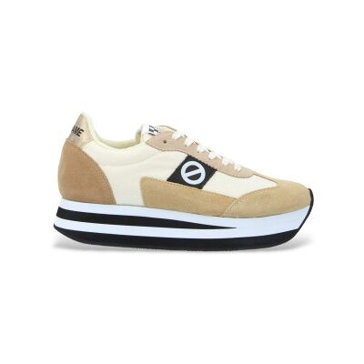 NO NAMEvoor vrouwen. KNIMSM0 Flex Jogger beige sportschoenen (39), Leer, Plat, 1 tot 3 cm, Veters, Casual NO NAMEvoor vrouwen. KNIMSM0 Flex Jogger beige sportschoenen (39), Leer, Plat, 1 tot 3 cm, Veters, Casual