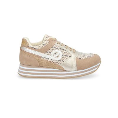 NO NAMEvoor vrouwen. KNHAGSN Parko jogger sportschoenen bruin (39), Stof, Plat, Veters, Casual NO NAMEvoor vrouwen. KNHAGSN Parko jogger sportschoenen bruin (39), Stof, Plat, Veters, Casual