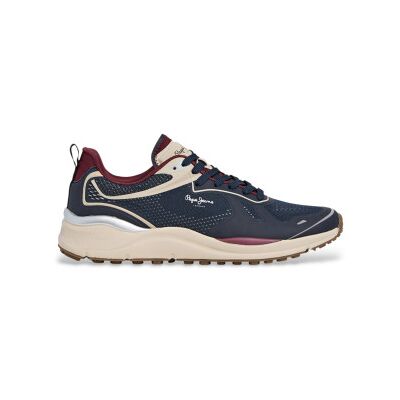 Pepe Jeansvoor mannen. PMS600014 Trail Tech Schoenen marine (41), Stof, Plat, Veters, Casual, Marineblauw Pepe Jeansvoor mannen. PMS600014 Trail Tech Schoenen marine (41), Stof, Plat, Veters, Casual, Marineblauw