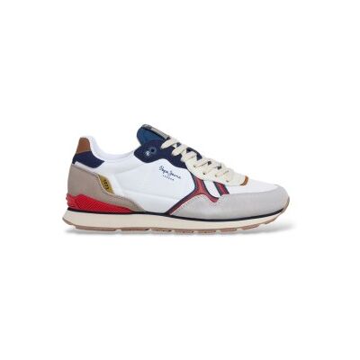 Pepe Jeansvoor mannen. PMS400026 Brit Active-sneakers wit (44), Plat, Veters, Casual Pepe Jeansvoor mannen. PMS400026 Brit Active-sneakers wit (44), Plat, Veters, Casual