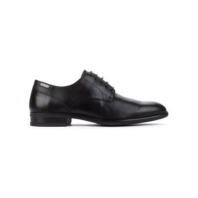 Pikolinosvoor mannen. M7J-4187XL Bristol schoenen zwart (48), Leer, Plat, Veters, Casual Pikolinosvoor mannen. M7J-4187XL Bristol schoenen zwart (48), Leer, Plat, Veters, Casual