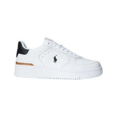 Polo Ralph Laurenvoor mannen. 809891791003 Court leren sportschoenen wit (47), Leer, Plat, Veters, Casual Polo Ralph Laurenvoor mannen. 809891791003 Court leren sportschoenen wit (47), Leer, Plat, Veters, Casual