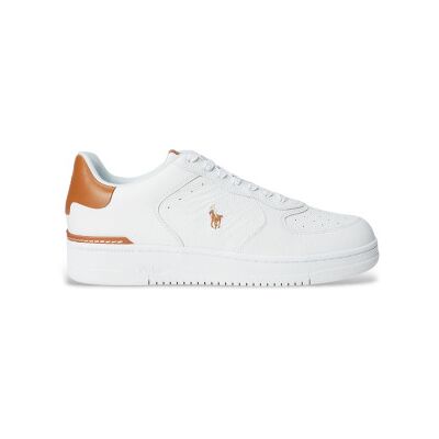 Polo Ralph Laurenvoor mannen. 809923071002 Masters Court wit leren sportschoenen (46), Leer, Plat, Veters, Casual Polo Ralph Laurenvoor mannen. 809923071002 Masters Court wit leren sportschoenen (46), Leer, Plat, Veters, Casual