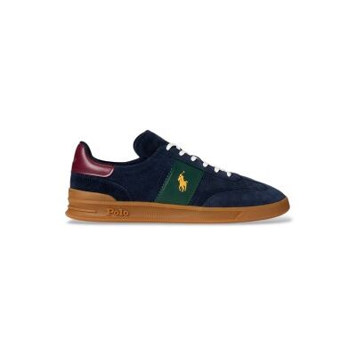 Polo Ralph Laurenvoor mannen. 809954903002 Heritage Aera marine suède sportschoenen (47), Leer, Plat, Veters, Casual, Marineblauw Polo Ralph Laurenvoor mannen. 809954903002 Heritage Aera marine suède sportschoenen (47), Leer, Plat, Veters, Casual, Marineblauw