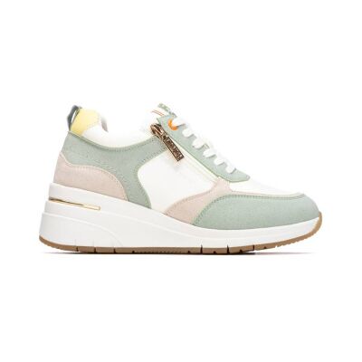 Refreshvoor vrouwen. 17505103-AQUA Trainers 175051 groen (39), 3 tot 5 cm, Ritssluiting, Casual Refreshvoor vrouwen. 17505103-AQUA Trainers 175051 groen (39), 3 tot 5 cm, Ritssluiting, Casual