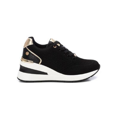 Xtivoor vrouwen. 14372102-NEGRO Trainers 143721 zwart (41), Stof, 3 tot 5 cm, Veters, Casual Xtivoor vrouwen. 14372102-NEGRO Trainers 143721 zwart (41), Stof, 3 tot 5 cm, Veters, Casual