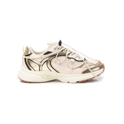 Xtivoor vrouwen. 14405202-ORO Trainers 144052 goud (39), Goudkleurig, Plat, Veters, Casual, Sportief, Meerdere sporten Xtivoor vrouwen. 14405202-ORO Trainers 144052 goud (39), Goudkleurig, Plat, Veters, Casual, Sportief, Meerdere sporten