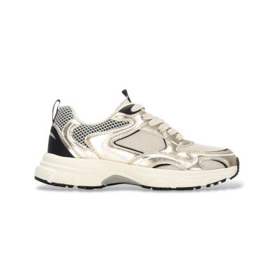 Refreshvoor vrouwen. 17621301-ORO Gouden sneakers 176213 (40), Goudkleurig, 5 tot 8 cm, Veters, Casual Refreshvoor vrouwen. 17621301-ORO Gouden sneakers 176213 (40), Goudkleurig, 5 tot 8 cm, Veters, Casual