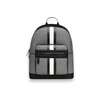 Michael Korsvoor vrouwen. 33S6LHDB2B Zwarte rugzak met monogram (OSFA), Casual, PVC Michael Korsvoor vrouwen. 33S6LHDB2B Zwarte rugzak met monogram (OSFA), Casual, PVC