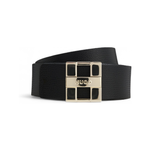 HUGOvoor vrouwen. 50522681 Zwarte Zita Riem (90cm), Casual, Leer HUGOvoor vrouwen. 50522681 Zwarte Zita Riem (90cm), Casual, Leer