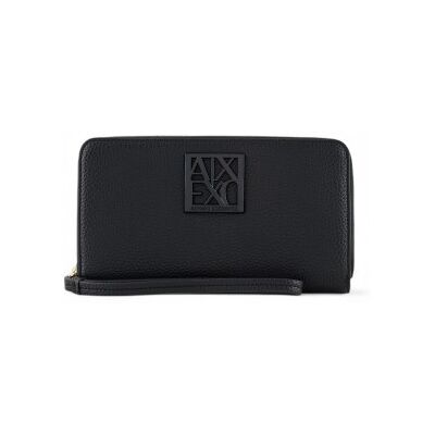 Giorgio Armani A X Armani Exchangevoor vrouwen. XW000361AF11902UC001 Munttas met zwart logo (OSFA), Casual, Polyester Giorgio Armani A X Armani Exchangevoor vrouwen. XW000361AF11902UC001 Munttas met zwart logo (OSFA), Casual, Polyester