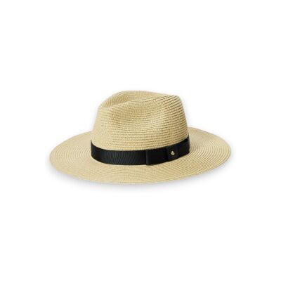 Lauren Ralph Laurenvoor vrouwen. 454P14407002 Opvouwbare fedora van beige gevlochten stro (OSFA), Casual, Papier Lauren Ralph Laurenvoor vrouwen. 454P14407002 Opvouwbare fedora van beige gevlochten stro (OSFA), Casual, Papier