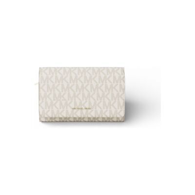 Michael Korsvoor vrouwen. 32T5GJ6D9B Jet Set Grote Beige Portemonnee (OSFA), Casual, PVC Michael Korsvoor vrouwen. 32T5GJ6D9B Jet Set Grote Beige Portemonnee (OSFA), Casual, PVC