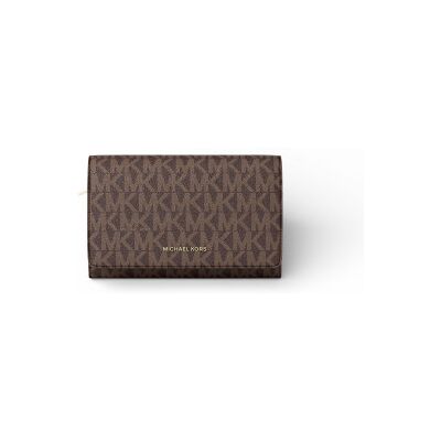 Michael Korsvoor vrouwen. 32T5GJ6D9B Jet Set Grote Bruine Portemonnee (OSFA), Casual, PVC Michael Korsvoor vrouwen. 32T5GJ6D9B Jet Set Grote Bruine Portemonnee (OSFA), Casual, PVC