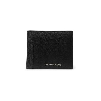 Michael Korsvoor mannen. 39R5LHDF3O Hudson Leren Portemonnee met Logo Zwart (OSFA), Casual, Leer Michael Korsvoor mannen. 39R5LHDF3O Hudson Leren Portemonnee met Logo Zwart (OSFA), Casual, Leer