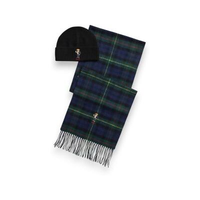 Polo Ralph Laurenvoor mannen. 449P20310001 Set Holiday Bear groen, blauw (OSFA), Veelkleurig, Wol, Klassiek Polo Ralph Laurenvoor mannen. 449P20310001 Set Holiday Bear groen, blauw (OSFA), Veelkleurig, Wol, Klassiek