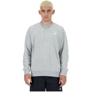 New Balancevoor mannen. MT41507 Sport Essentials Sweatshirt grijs (L), Casual, Sportief, Katoen, Gerecycled polyester, Duurzaam New Balancevoor mannen. MT41507 Sport Essentials Sweatshirt grijs (L), Casual, Sportief, Katoen, Gerecycled polyester, Duurzaam