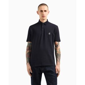 Giorgio Armani A X Armani Exchangevoor mannen. XM000367AF13022UB101 Marine polo met korte mouwen (XXL), Casual, Katoen, Marineblauw Giorgio Armani A X Armani Exchangevoor mannen. XM000367AF13022UB101 Marine polo met korte mouwen (XXL), Casual, Katoen, Marineblauw