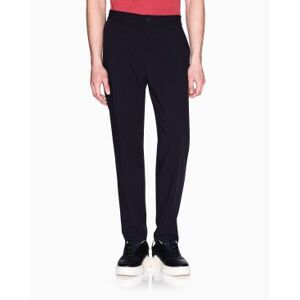 Giorgio Armani A X Armani Exchangevoor mannen. XM000346AF10897UB101 Flow broek marine (29), Casual, Polyester, Marineblauw Giorgio Armani A X Armani Exchangevoor mannen. XM000346AF10897UB101 Flow broek marine (29), Casual, Polyester, Marineblauw
