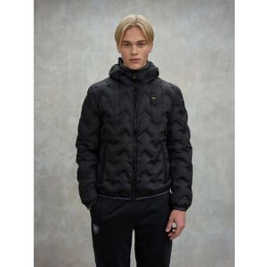 Blauervoor mannen. 25WBLUC03233 Piery zwart schuin vest zwart (M), Casual, Polyester Blauervoor mannen. 25WBLUC03233 Piery zwart schuin vest zwart (M), Casual, Polyester