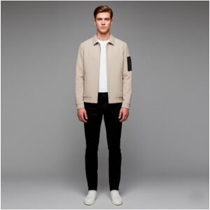 BOSSvoor mannen. 50549978 Expedit beige jas (S), Casual, Polyester BOSSvoor mannen. 50549978 Expedit beige jas (S), Casual, Polyester