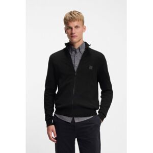 BOSSvoor mannen. 50543692 Kanozip Jas zwart (M), Casual, Katoen BOSSvoor mannen. 50543692 Kanozip Jas zwart (M), Casual, Katoen