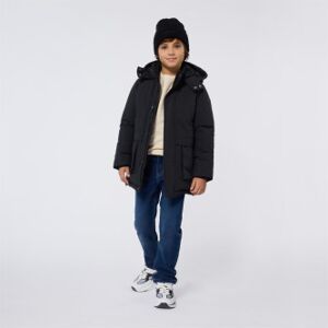 BOSSvoor jongens. J52388 Zwarte parka met capuchon (16años= 174cm), Casual, Polyamide, kinderkleding BOSSvoor jongens. J52388 Zwarte parka met capuchon (16años= 174cm), Casual, Polyamide, kinderkleding