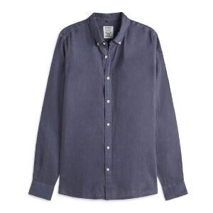 ECOALFvoor mannen. MCMGASRMALIB0725S24-168 Malibu marine overhemd (XXL), Casual, Vlas, Lange mouwen, Marineblauw ECOALFvoor mannen. MCMGASRMALIB0725S24-168 Malibu marine overhemd (XXL), Casual, Vlas, Lange mouwen, Marineblauw