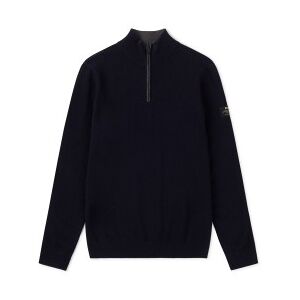 ECOALFvoor mannen. MCMGAKNLARCH0632W24-161 Lariks marine trui (XXL), Casual, Duurzaam, Marineblauw, Gerecyclede Wol ECOALFvoor mannen. MCMGAKNLARCH0632W24-161 Lariks marine trui (XXL), Casual, Duurzaam, Marineblauw, Gerecyclede Wol