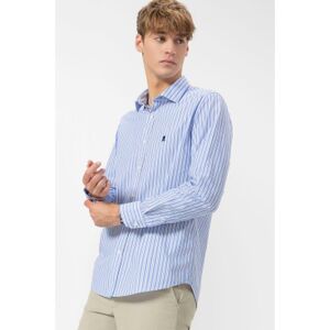 elPulpovoor mannen. 11050127174 Oxford blauw poplin overhemd (L), Casual, Katoen, Lange mouwen elPulpovoor mannen. 11050127174 Oxford blauw poplin overhemd (L), Casual, Katoen, Lange mouwen