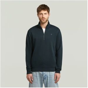 G-Starvoor mannen. D26459-C235-C742 Sweatshirt Premium Core Half Zip marine (S), Casual, Katoen, Marineblauw G-Starvoor mannen. D26459-C235-C742 Sweatshirt Premium Core Half Zip marine (S), Casual, Katoen, Marineblauw