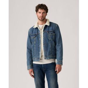 Levi'svoor mannen. 16365-0292 Type III Sherpa Truckerjas blauw (XL), Casual, Katoen, Denim Levi'svoor mannen. 16365-0292 Type III Sherpa Truckerjas blauw (XL), Casual, Katoen, Denim