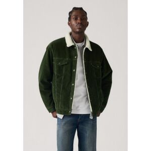Levi'svoor mannen. A5784-0027 Corduroy jas Nachtgroen (S), Casual, Katoen Levi'svoor mannen. A5784-0027 Corduroy jas Nachtgroen (S), Casual, Katoen