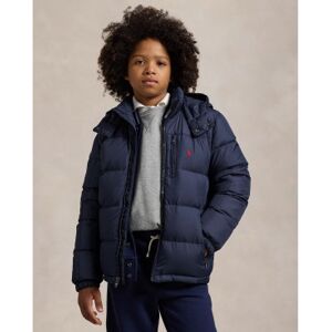 Polo Ralph Laurenvoor jongens. 323969861002 Ripstop donsjack met navy capuchon (8/9años= 140/149cm), Casual, Gerecycled polyester, Duurzaam, Polo Ralph Laurenvoor jongens. 323969861002 Ripstop donsjack met navy capuchon (8/9años= 140/149cm), Casual, Gerecycled polyester, Duurzaam,