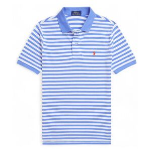 Polo Ralph Laurenvoor jongens. 323964150001 Poloshirt met blauw gestreept logo (8años=136/138cm), Casual, Katoen, Korte mouwen, kinderkledin Polo Ralph Laurenvoor jongens. 323964150001 Poloshirt met blauw gestreept logo (8años=136/138cm), Casual, Katoen, Korte mouwen, kinderkledin