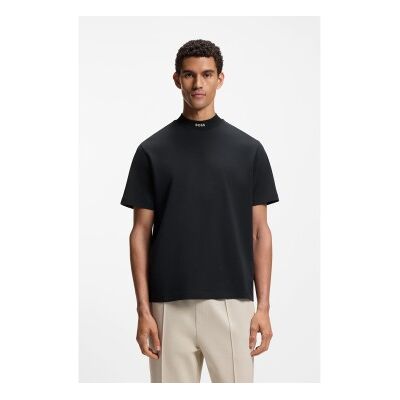 BOSSvoor mannen. 50555527 T-shirt met maritieme kraag (L), Casual, Katoen, Korte mouwen, Marineblauw BOSSvoor mannen. 50555527 T-shirt met maritieme kraag (L), Casual, Katoen, Korte mouwen, Marineblauw