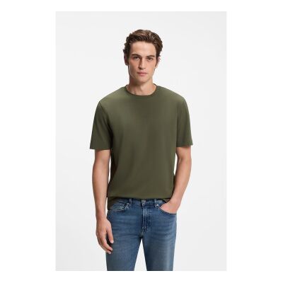 BOSSvoor mannen. 50473278 T-shirt TChup donkergroen (XS), Casual, Katoen, Korte mouwen BOSSvoor mannen. 50473278 T-shirt TChup donkergroen (XS), Casual, Katoen, Korte mouwen