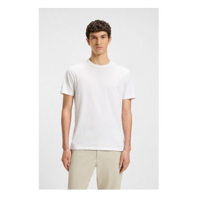 BOSSvoor mannen. 50508243 T-shirtGoed wit (S), Casual, Katoen, Korte mouwen BOSSvoor mannen. 50508243 T-shirtGoed wit (S), Casual, Katoen, Korte mouwen