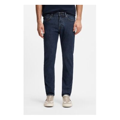 BOSSvoor mannen. 50564546 Jeans Delaware slim fit marine (34/30), Casual, Katoen, Denim, Marineblauw BOSSvoor mannen. 50564546 Jeans Delaware slim fit marine (34/30), Casual, Katoen, Denim, Marineblauw