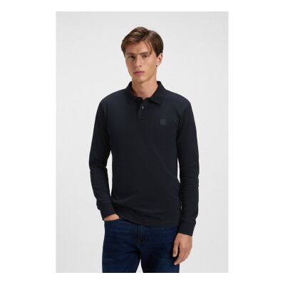 BOSSvoor mannen. 50507704 Passerby marine polo (M), Casual, Lange mouwen, Marineblauw BOSSvoor mannen. 50507704 Passerby marine polo (M), Casual, Lange mouwen, Marineblauw